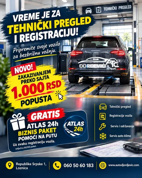 Akcija 1000 dinara popusta na online zakazivanje!